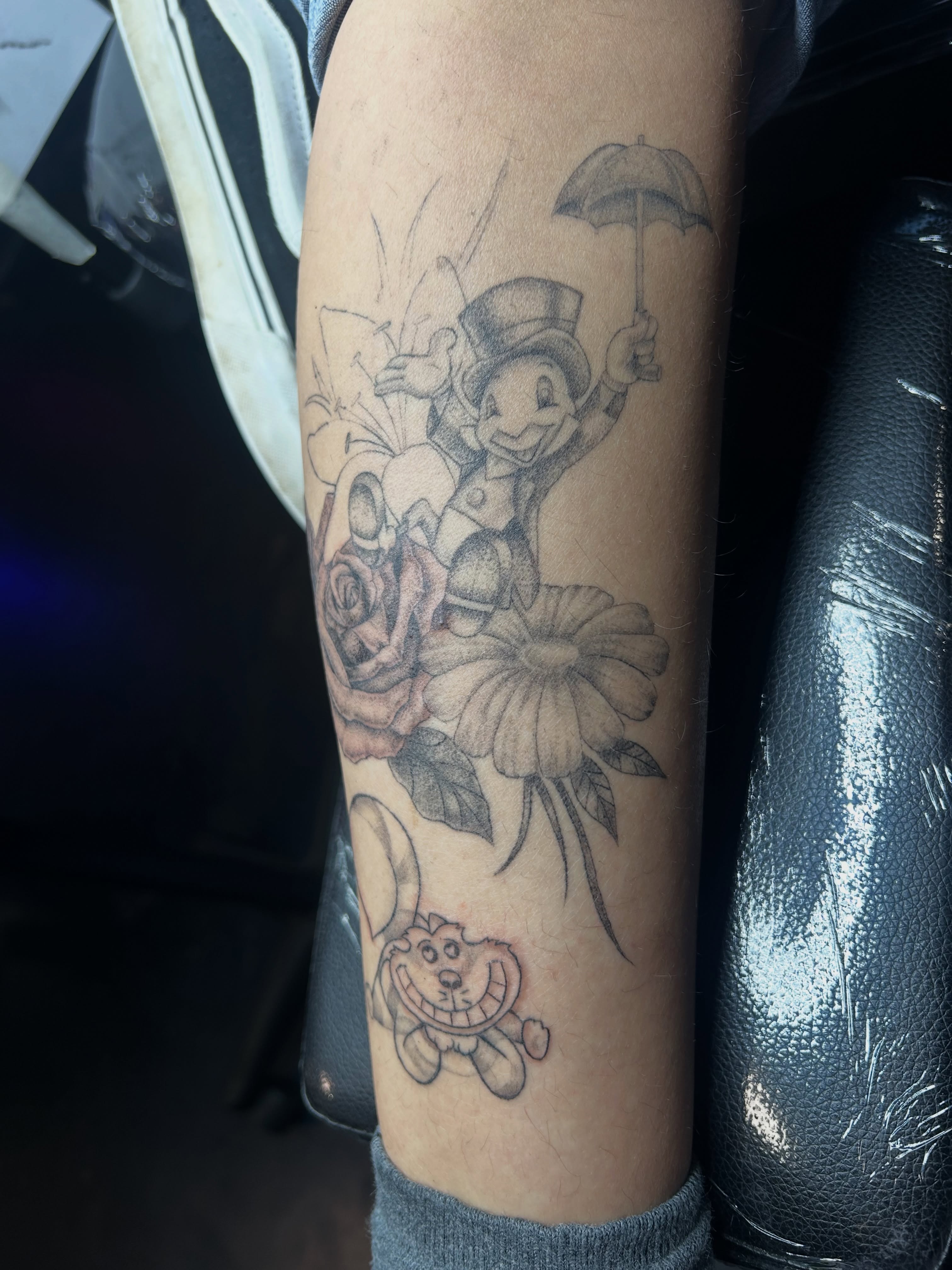 Tattoo by @inkyphoebe — black_and_grey