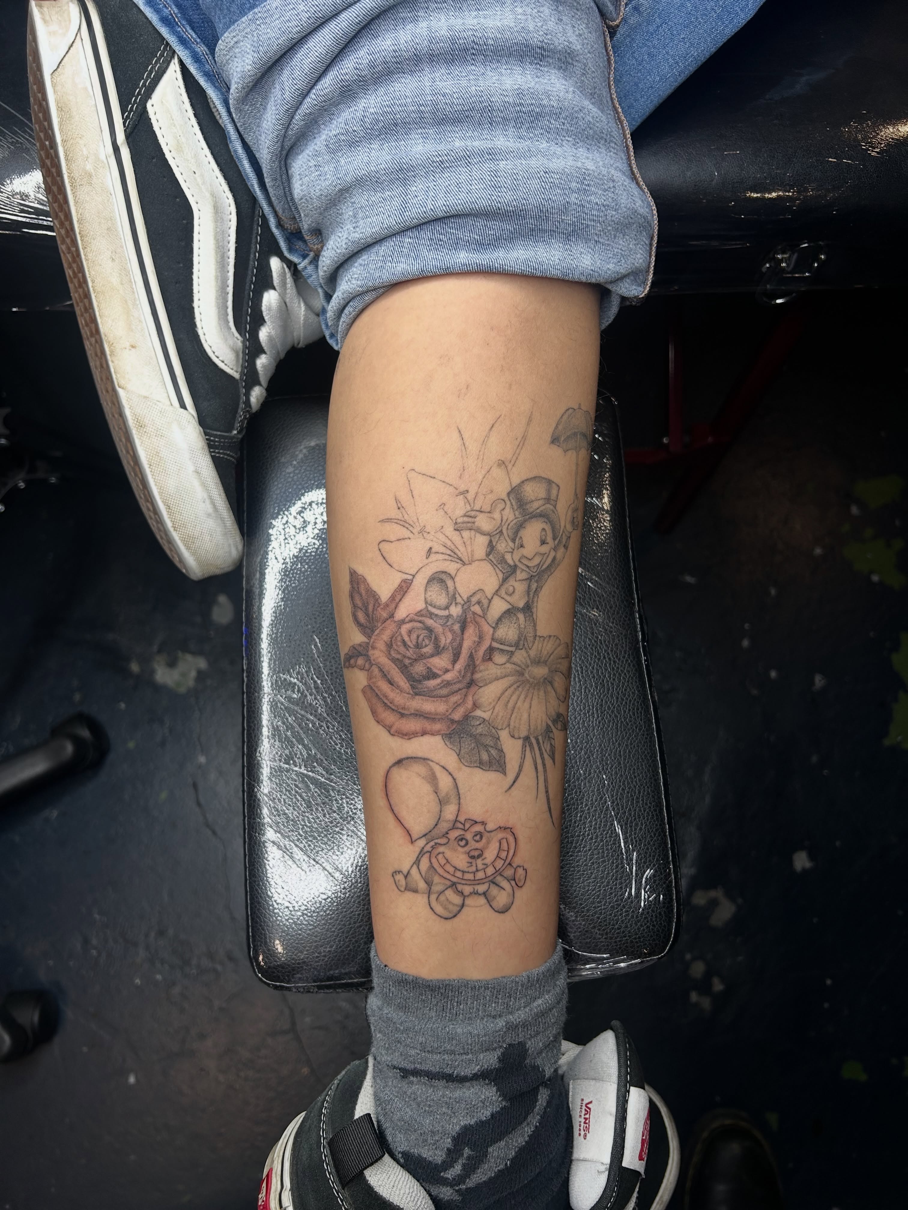 Tattoo by @inkyphoebe — black_and_grey