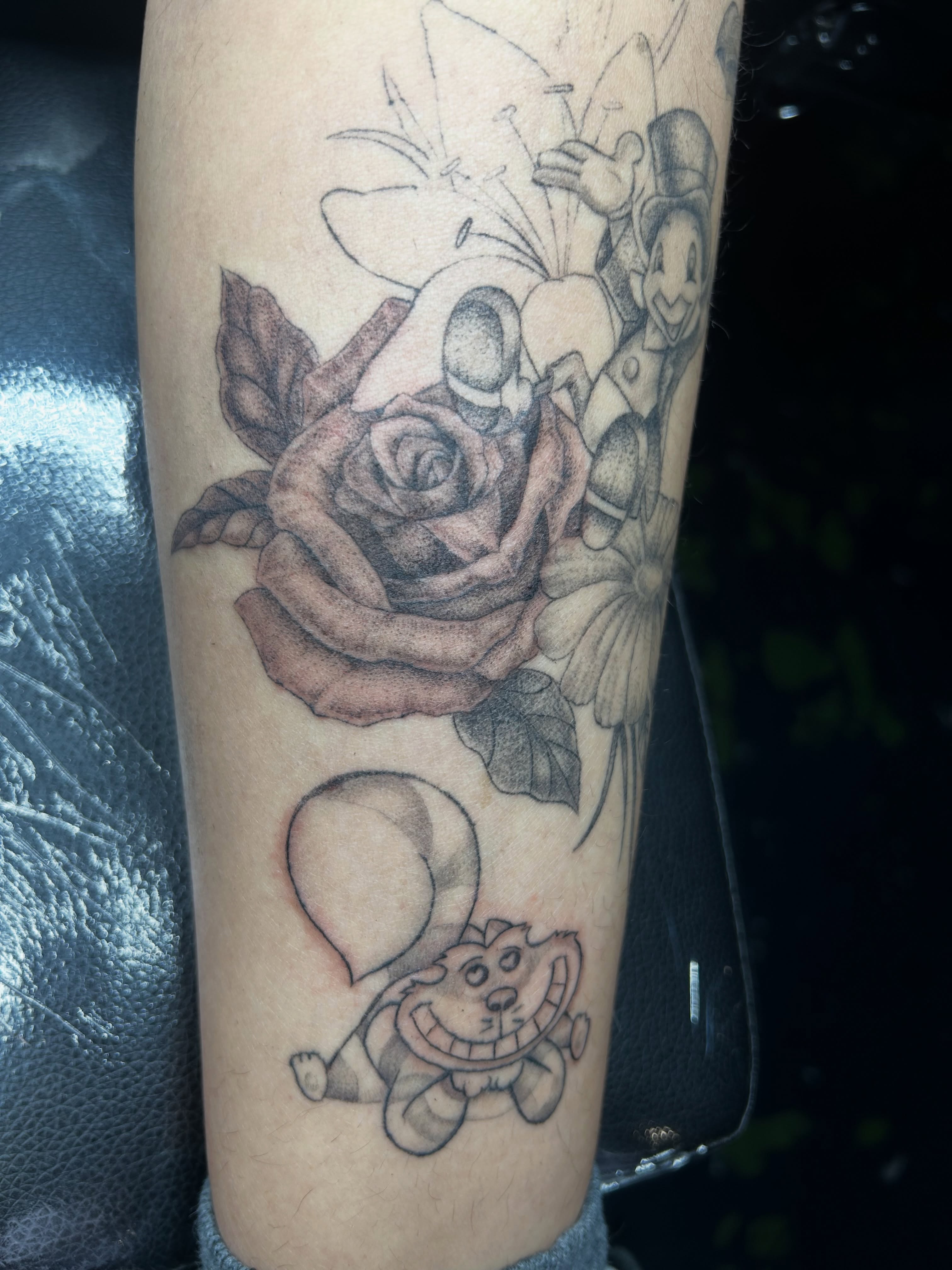 Tattoo by @inkyphoebe — black_and_grey, realism