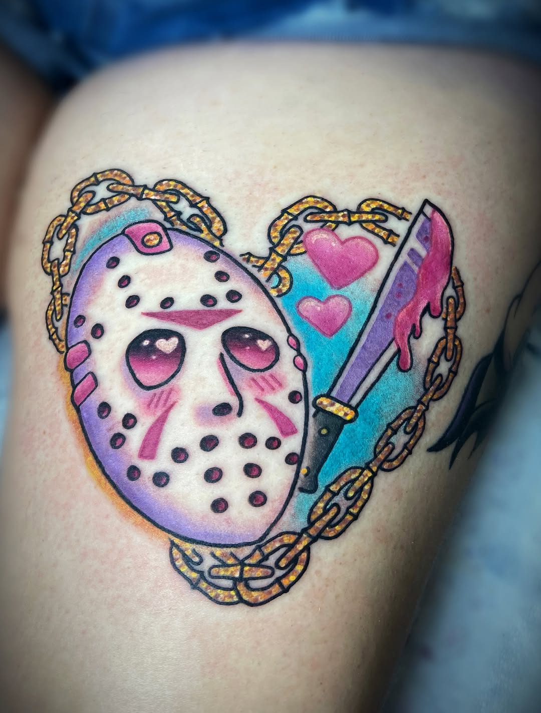 Tattoo by @krisnotch_tattoo — new_school, ignorant
