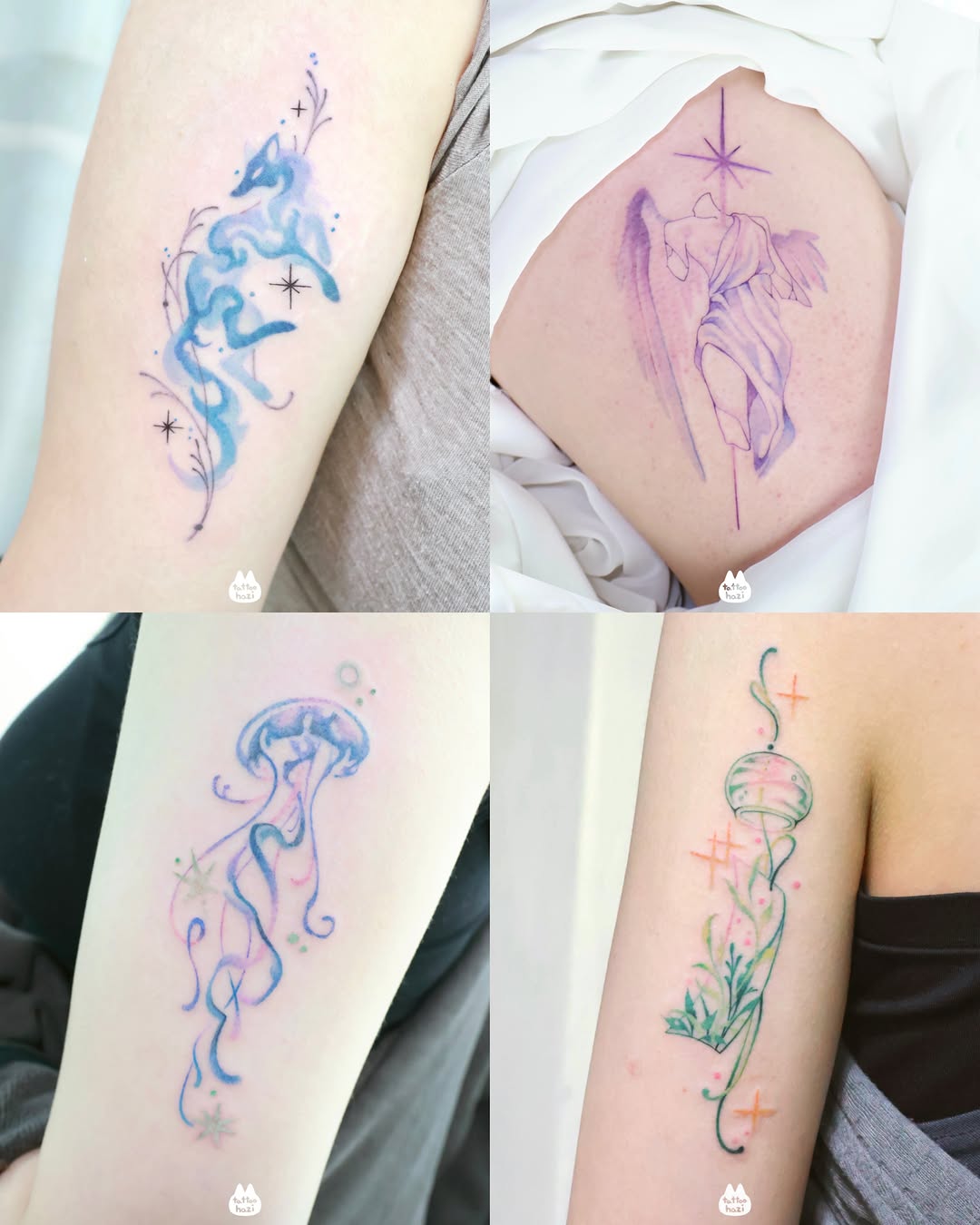 Tattoo by @tattoo_hazi — watercolor