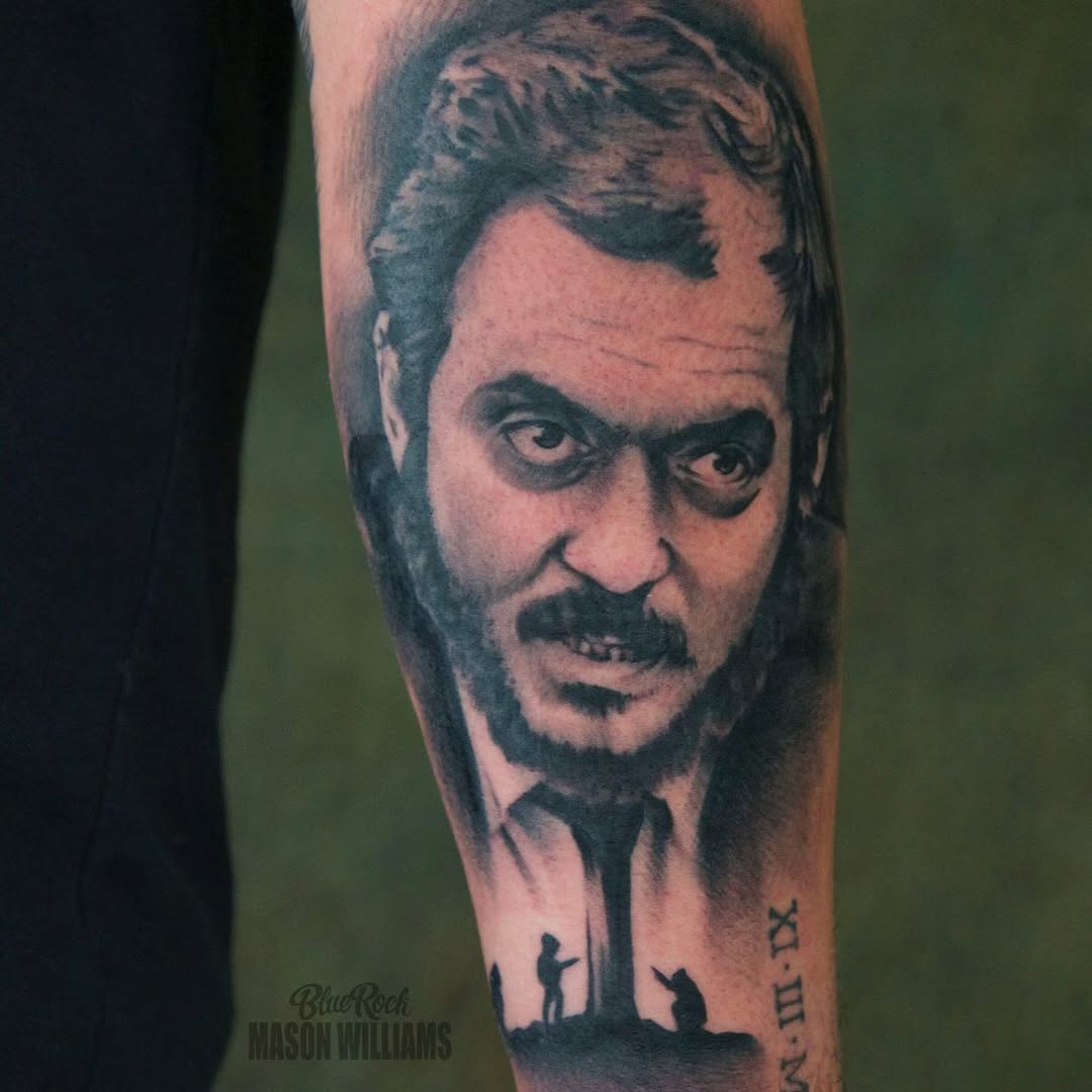 Tattoo by @arclighttattoo — realism, black_and_grey