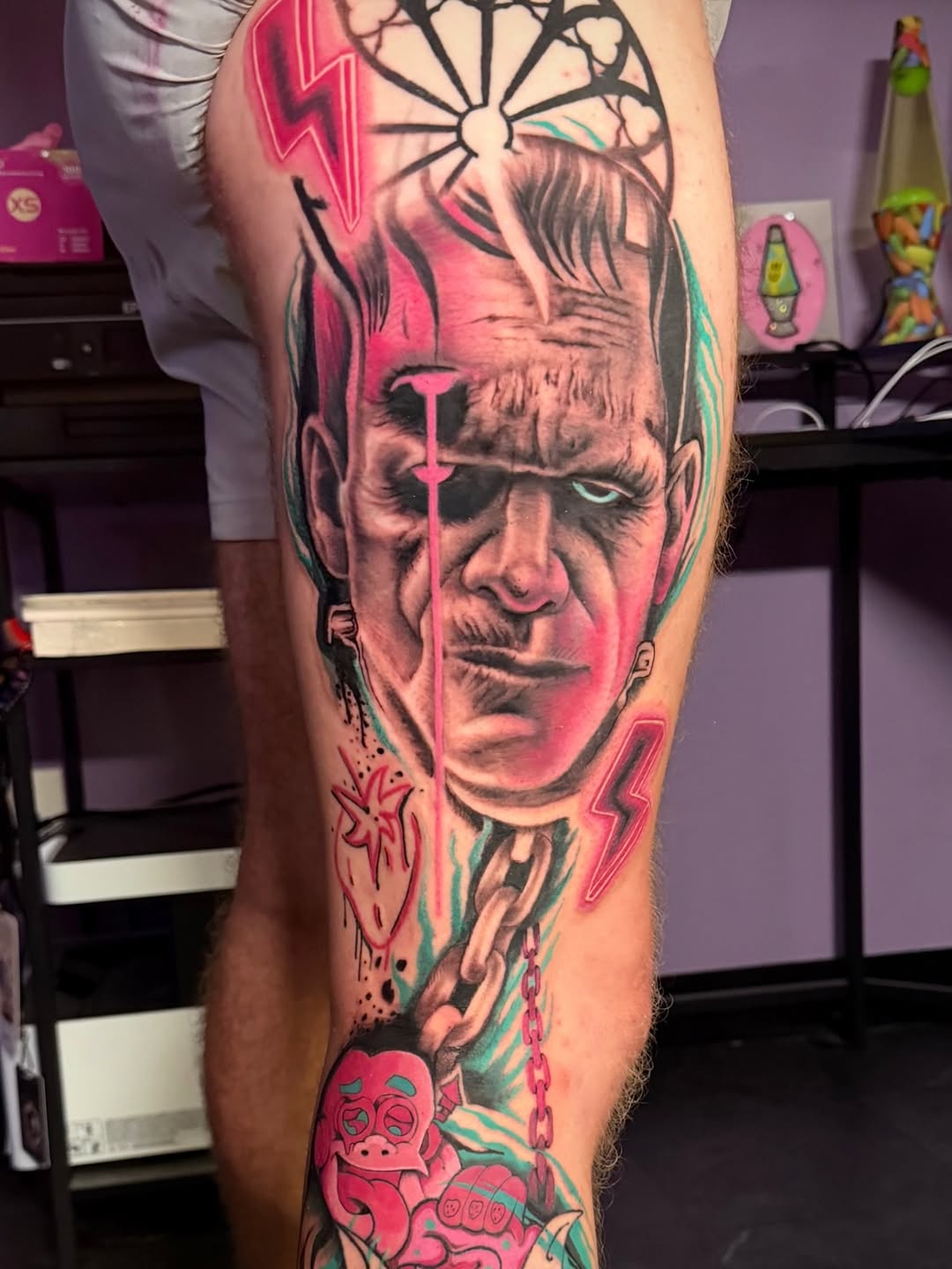 Tattoo by @melted_soul — realism, trash_polka