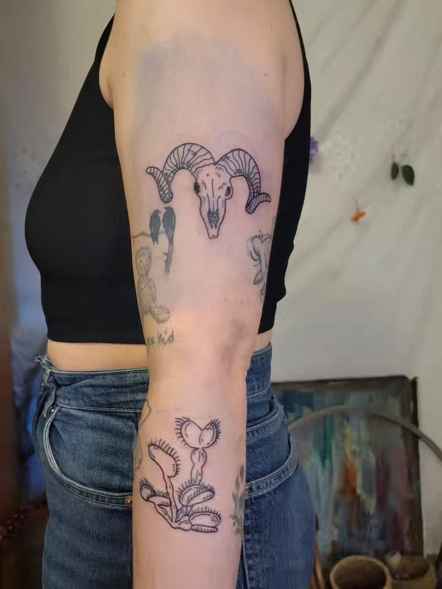 Tattoo by @satyrtattoos β black_and_grey