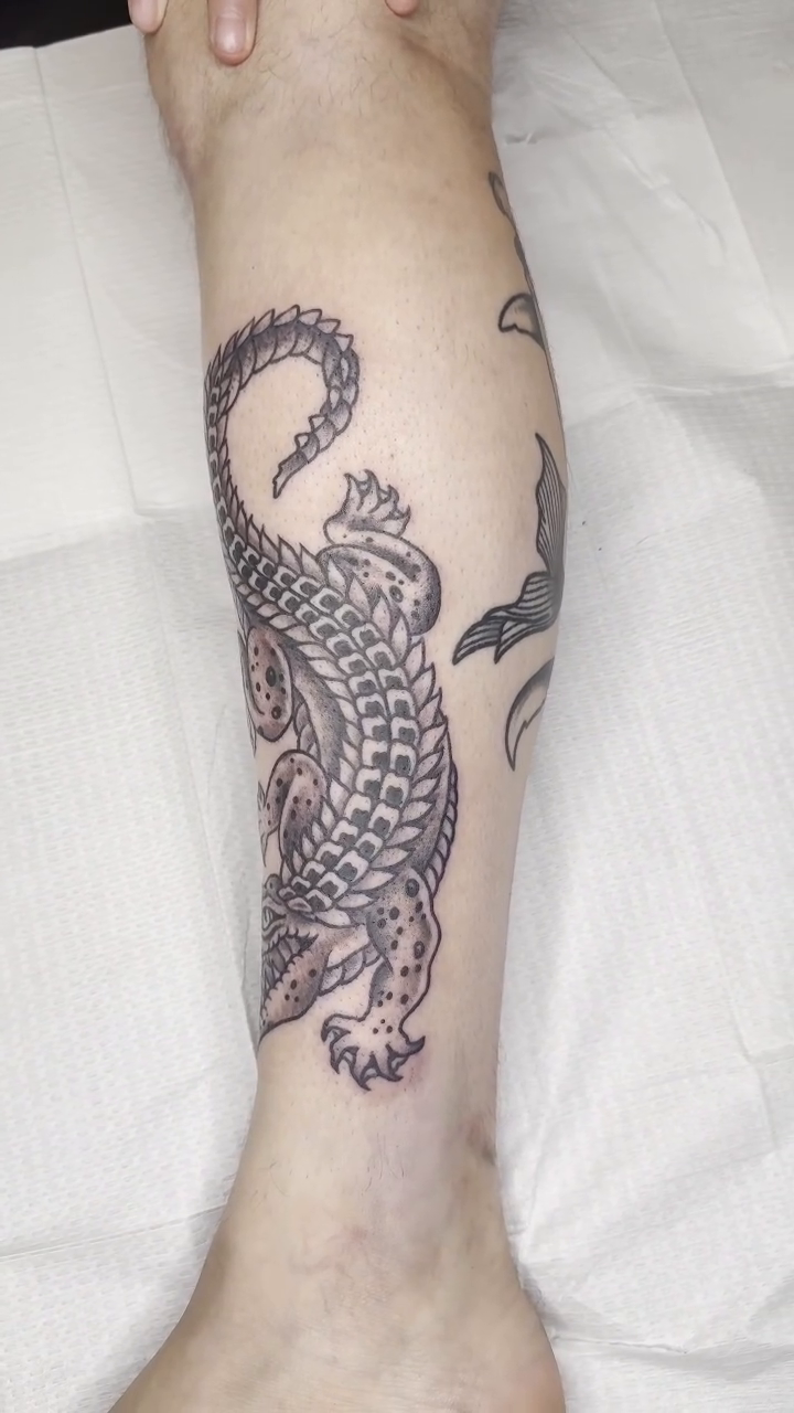 Tattoo by @davekruseman โ black_and_grey, realism
