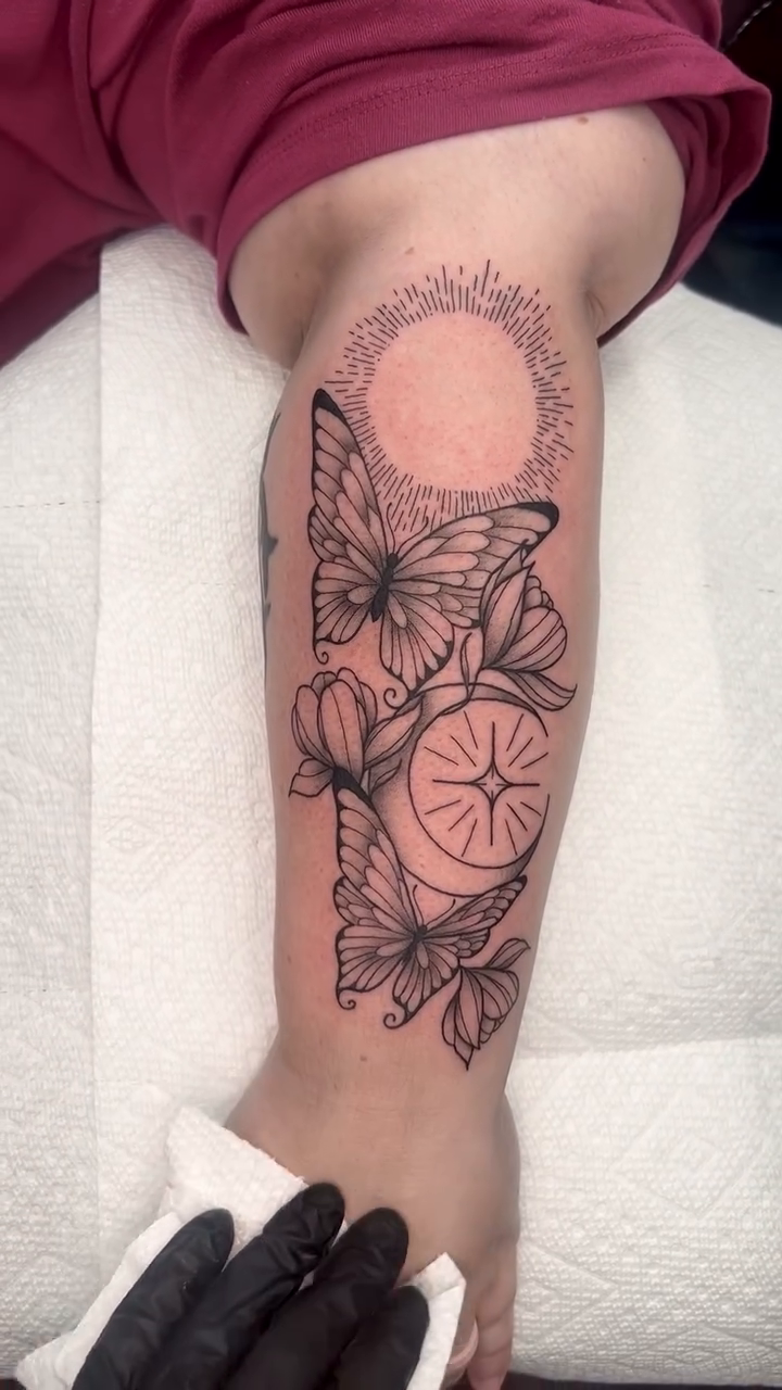 Tattoo by @blair_witch_ink — fine_line, dotwork