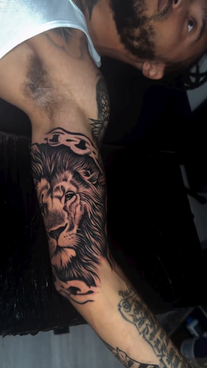 Tattoo by @broken_tattz β realism, black_and_grey