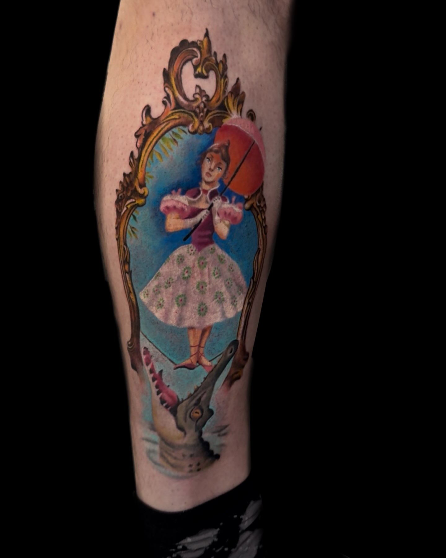 Tattoo by @amandoom — illustrative, realism
