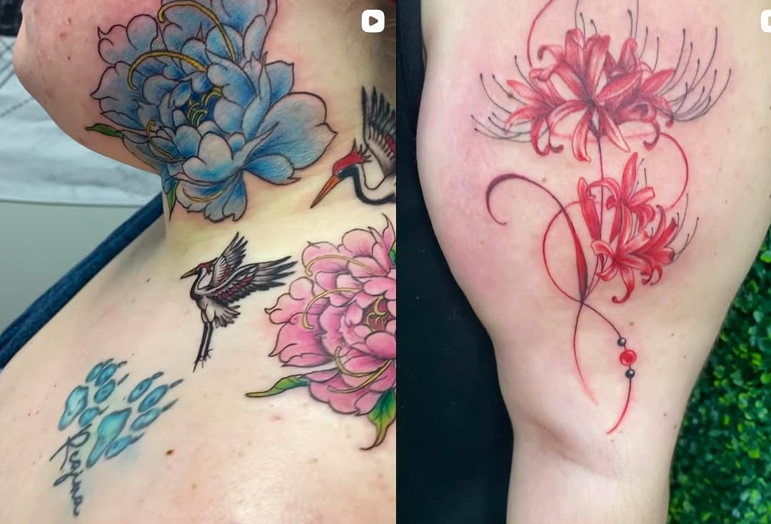 Tattoo by @turnuptulip — japanese_irezumi, fine_line