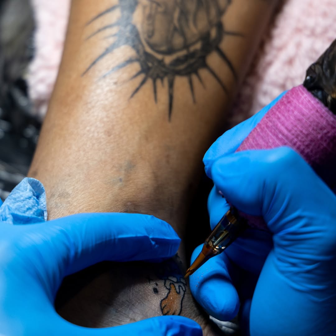 Tattoo by @snowwolftattoos — black_and_grey