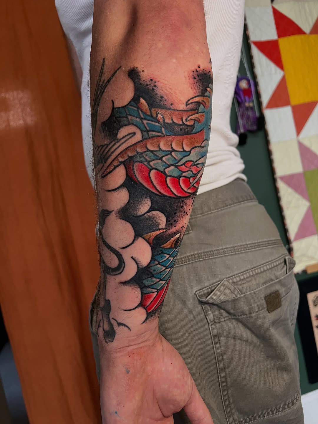 Tattoo by @matty_esswein — japanese_irezumi, american_traditional