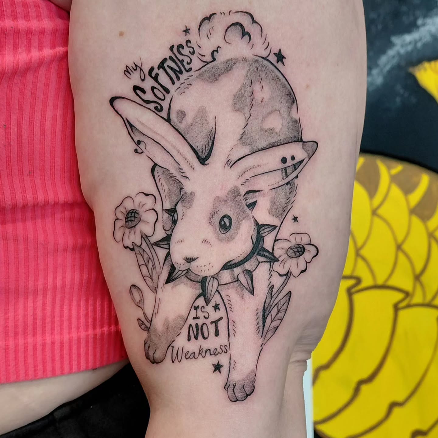 Tattoo by @antisocialinks — black_and_grey, realism