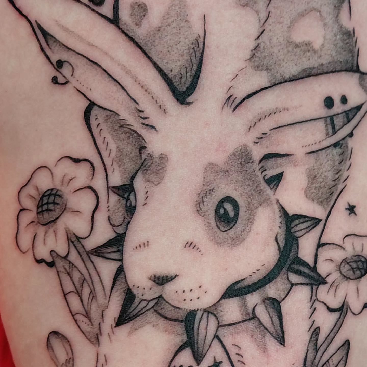 Tattoo by @antisocialinks — black_and_grey, realism