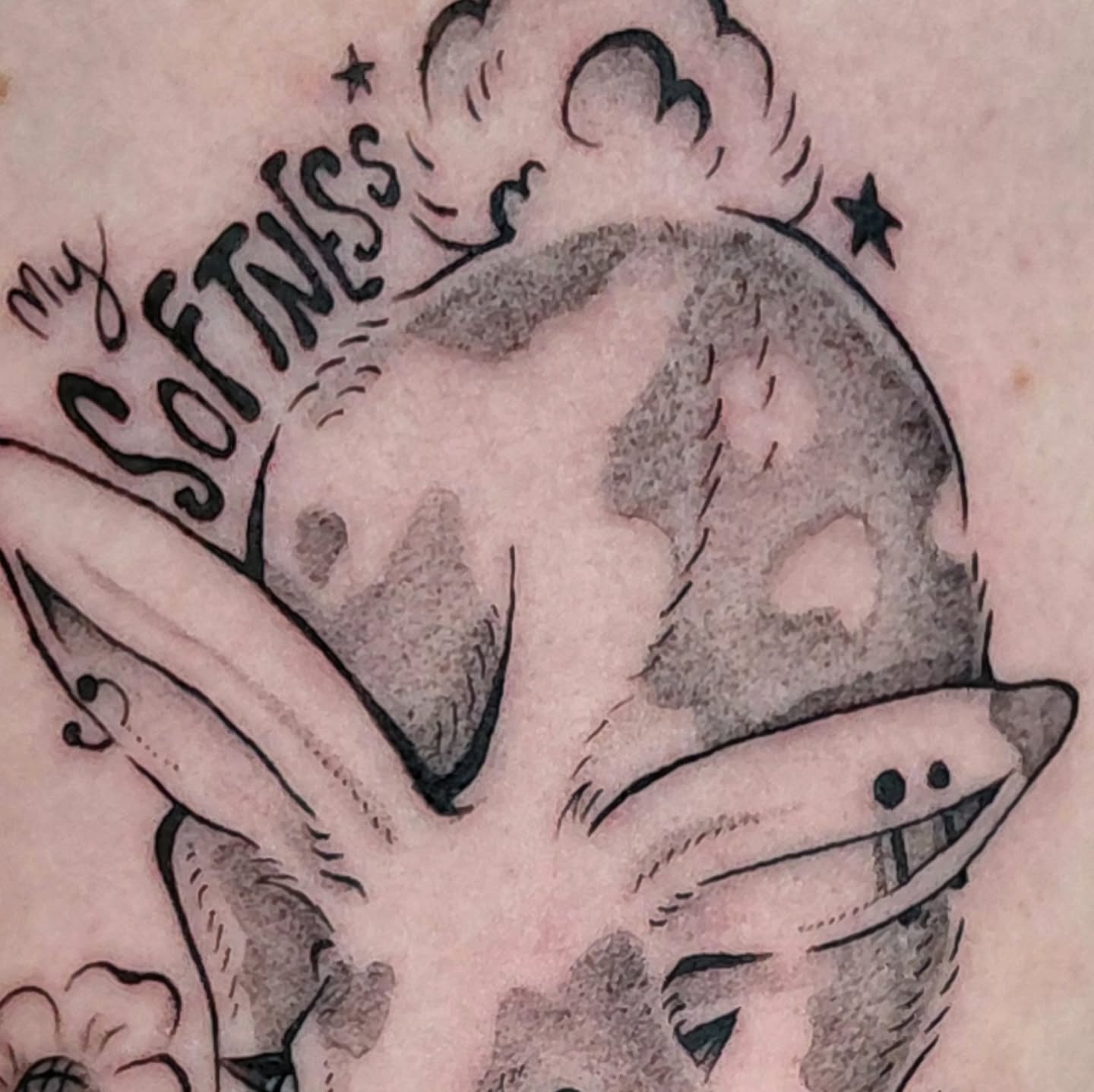 Tattoo by @antisocialinks — black_and_grey
