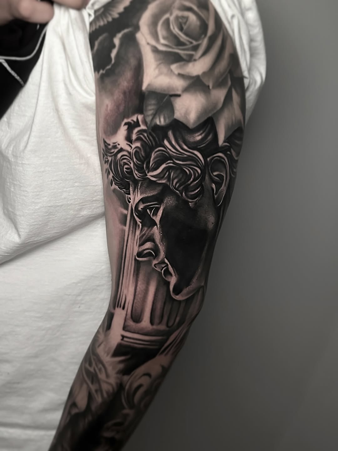 Tattoo by @rawb_tattoos — realism, black_and_grey