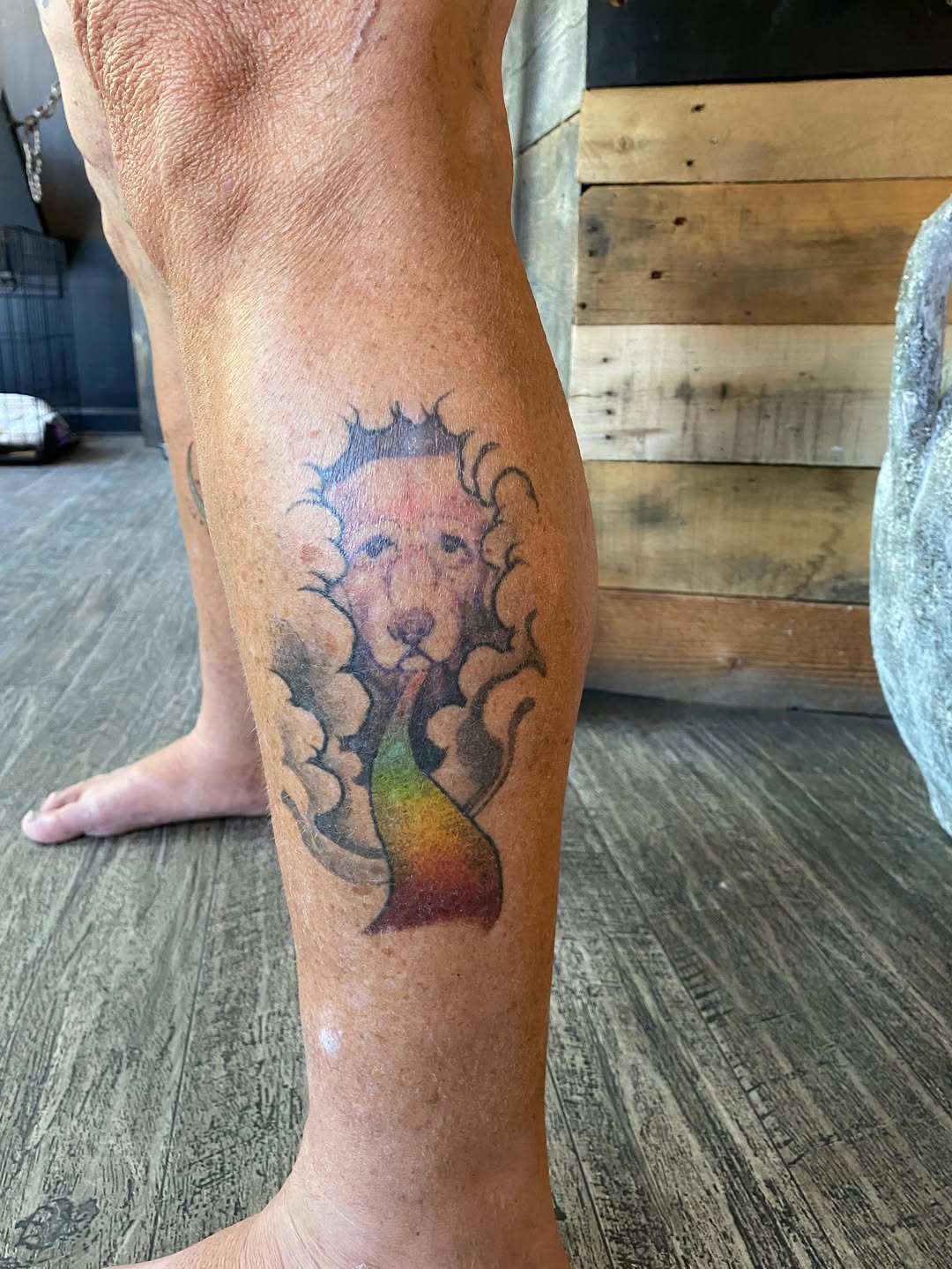 Tattoo by @kylekozektattoos — realism, black_and_grey