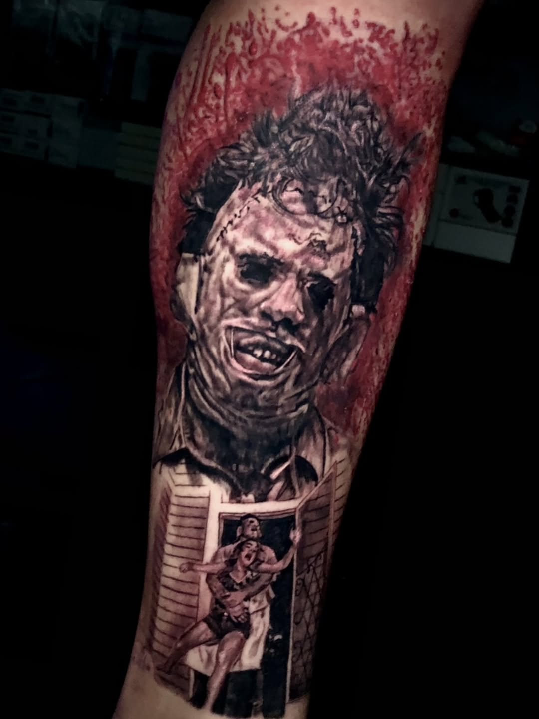 Tattoo by @maverickmayesart — realism, dark_realism