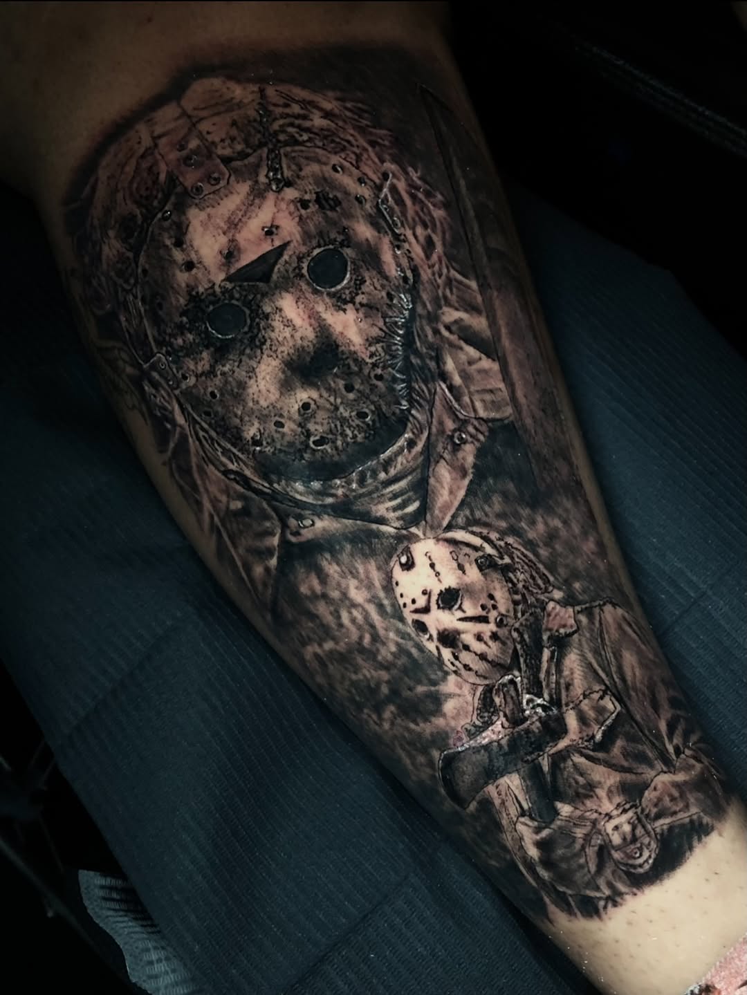 Tattoo by @maverickmayesart — realism, dark_realism