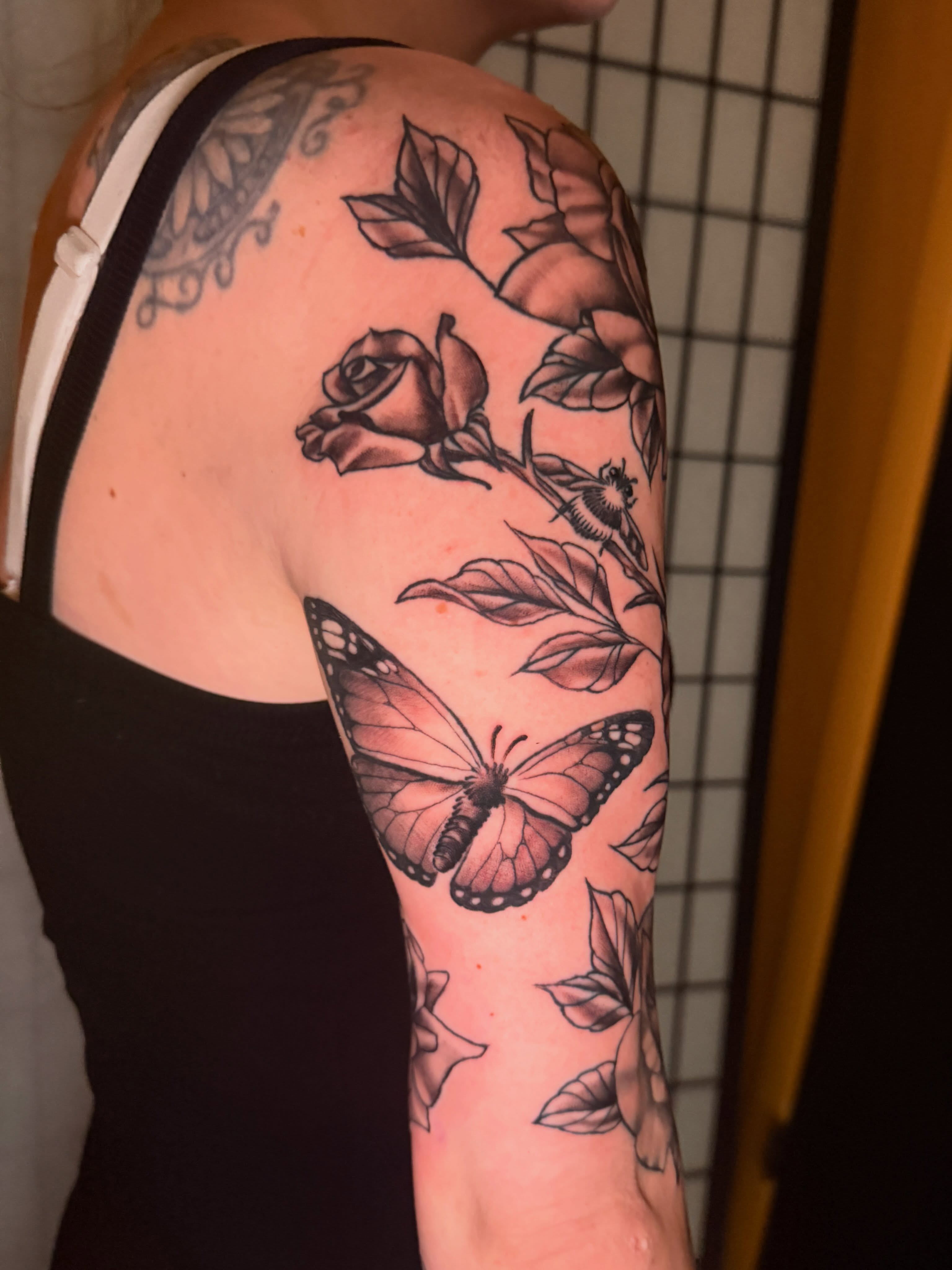 Tattoo by @samanthahouston_art — realism, black_and_grey