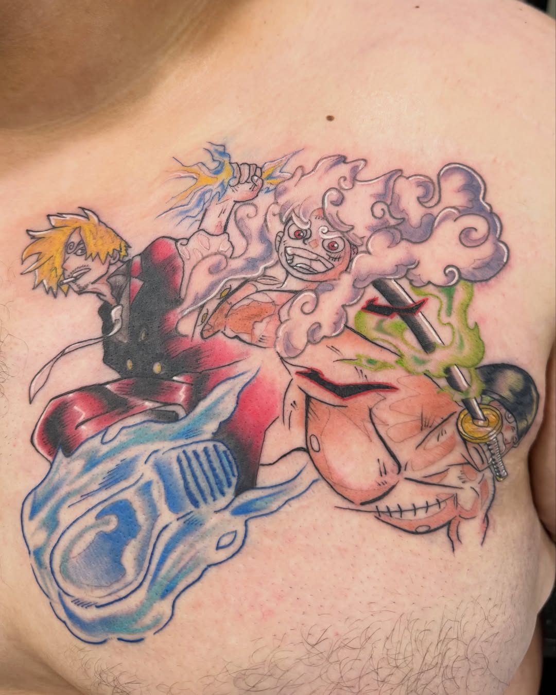 Tattoo by @majinmish — anime, illustrative
