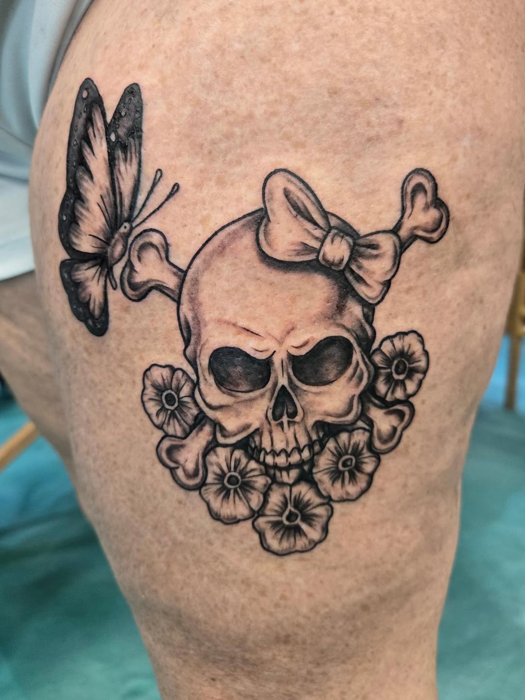 Tattoo by @tattoosbytyler88 — black_and_grey, realism