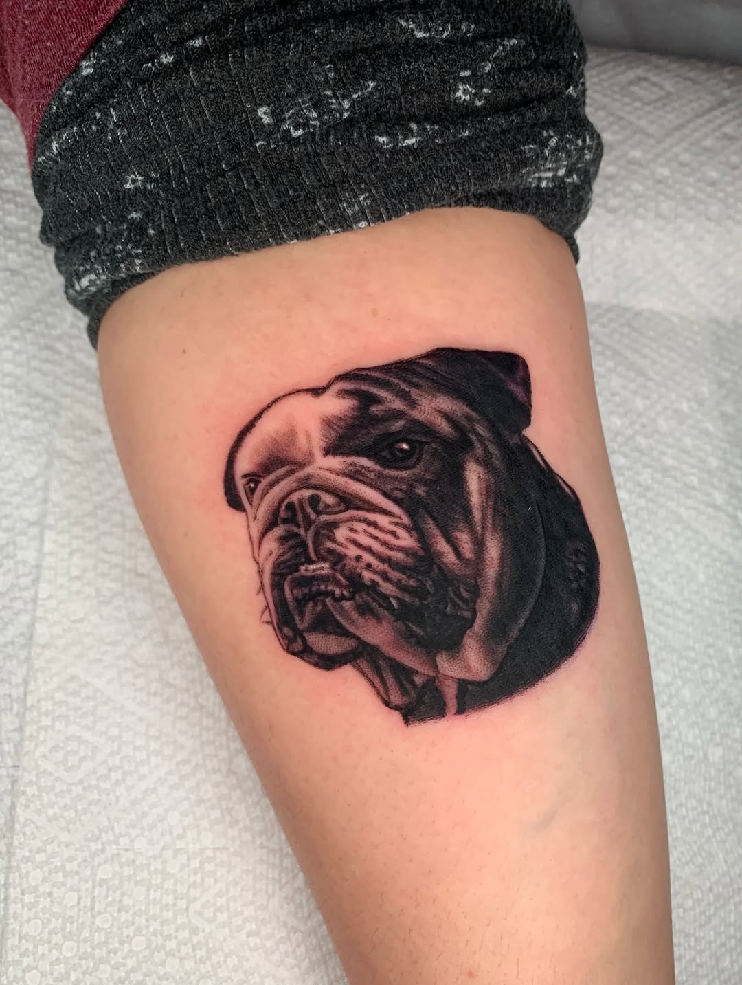 Tattoo by @jimboslicetat2 — realism, black_and_grey