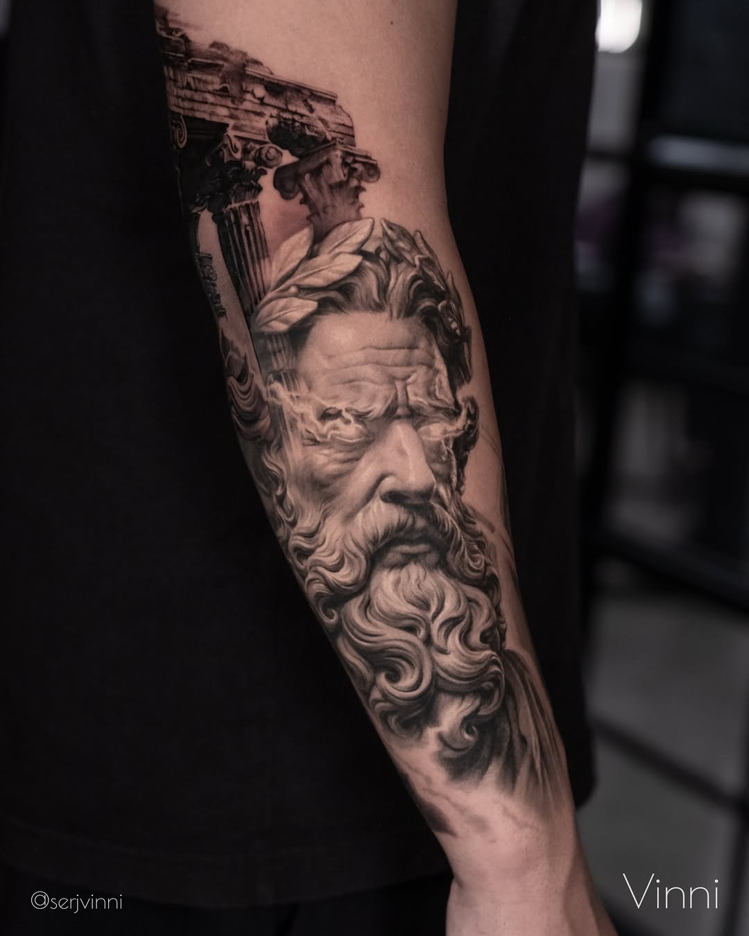 Tattoo by @serjvinni — realism, black_and_grey