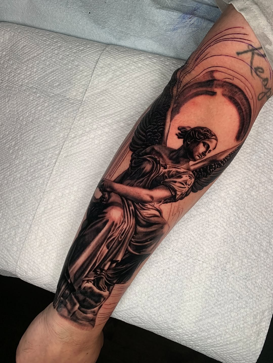Tattoo by @jimboslicetat2 — realism, black_and_grey