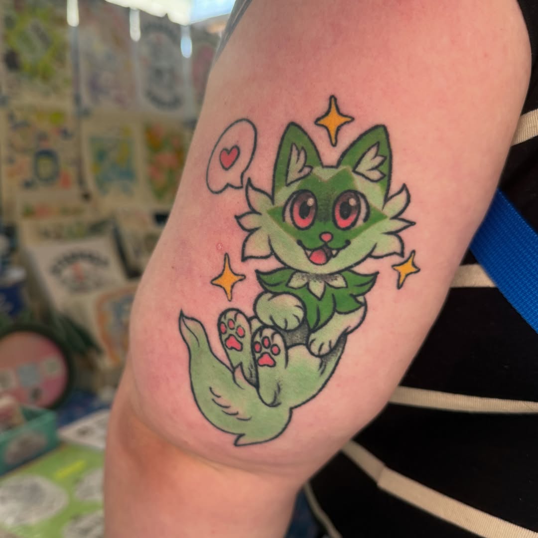 Tattoo by @beachw00f — new_school, illustrative