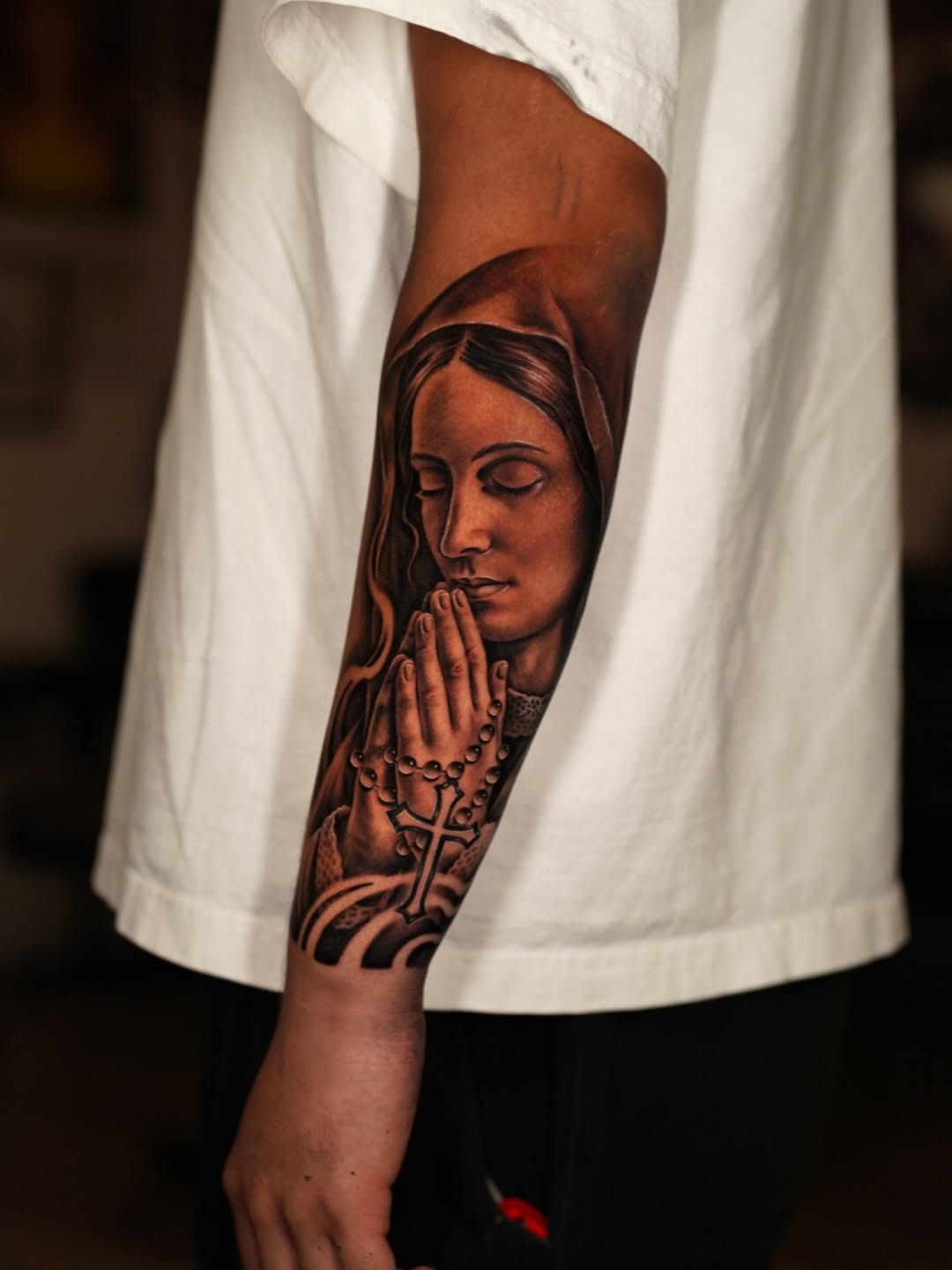 Tattoo by @coleworldtattoo โ realism, black_and_grey