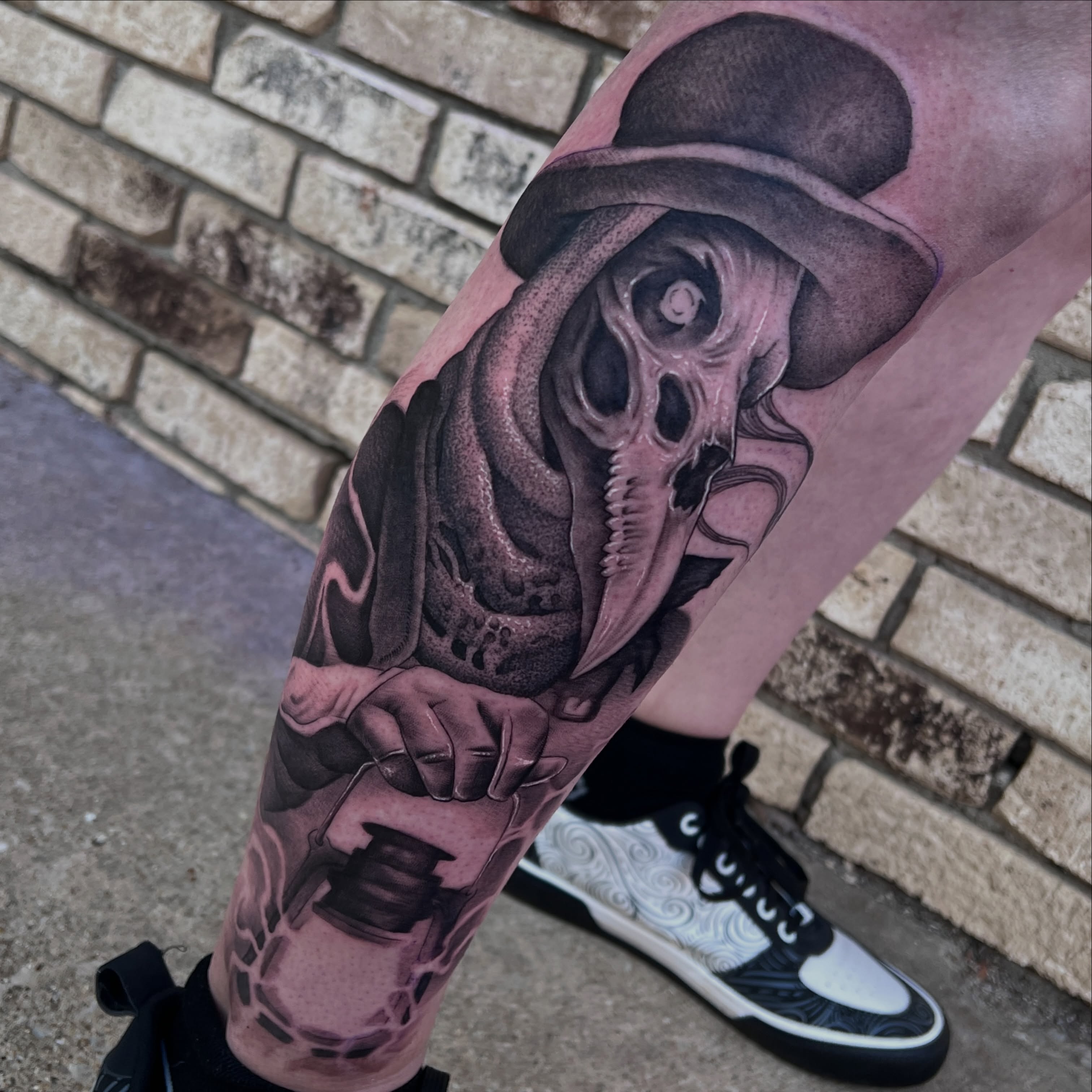 Tattoo by @divineink_nyc — realism, dark_realism