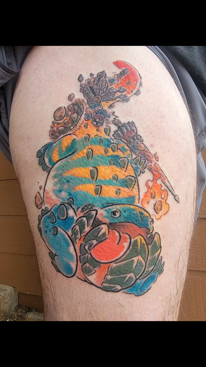 Tattoo by @ladyj_tattoos — new_school