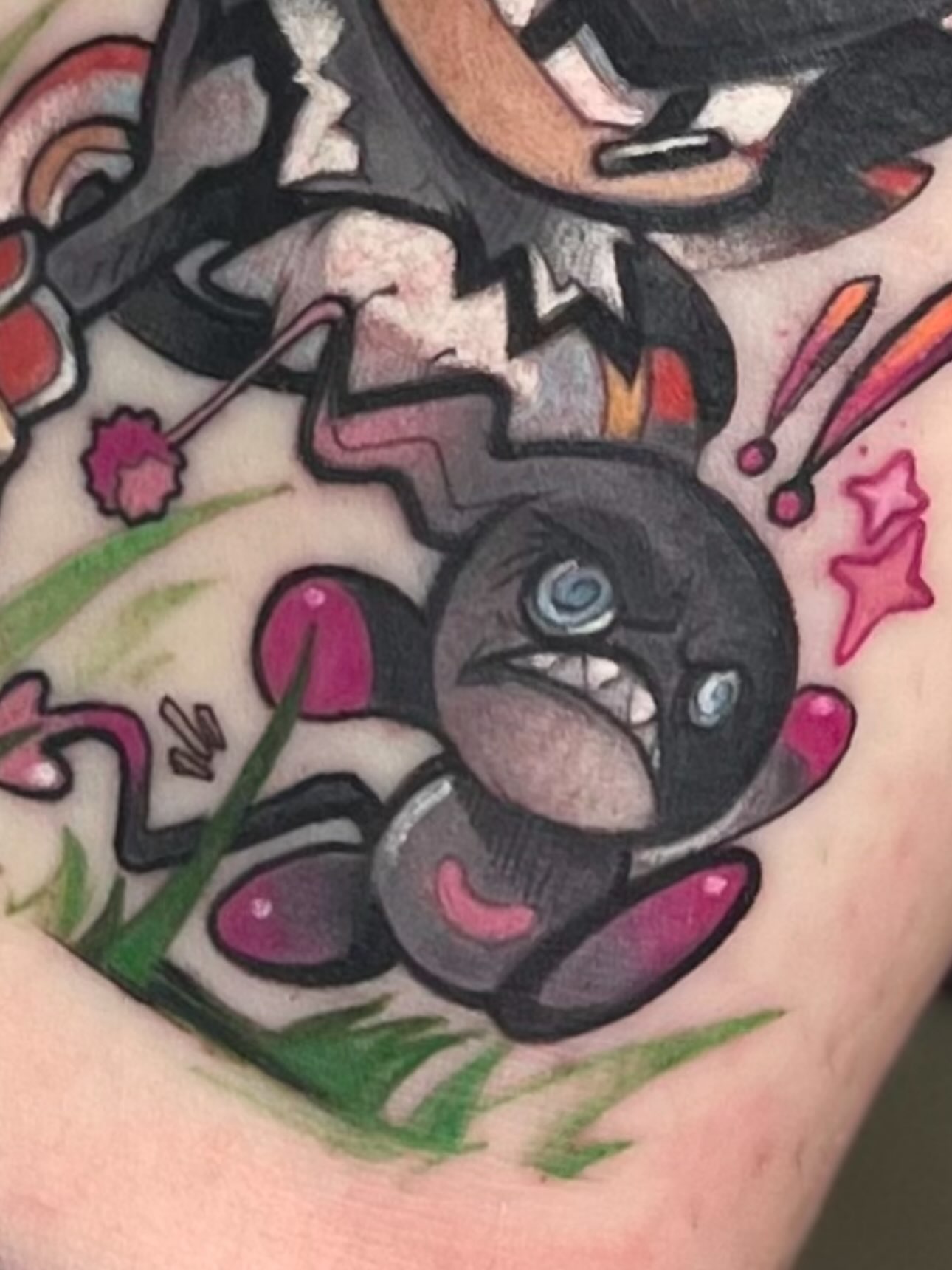 Koala new school tattoo on the upper arm by Mattison Fire 🔥Tallahassee Tattoo Artist