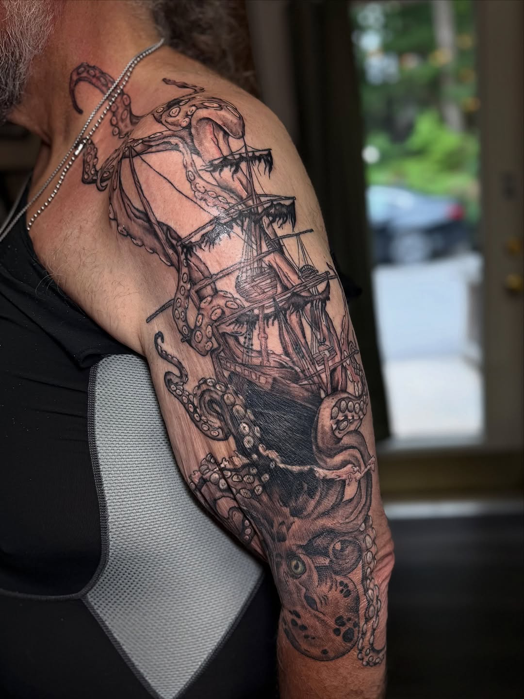 Tattoo by @coreychav.tattoos β black_and_grey, realism