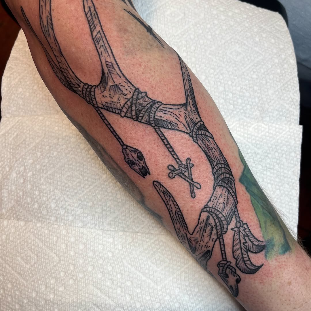 Tattoo by @evanvtattoos — black_and_grey, realism
