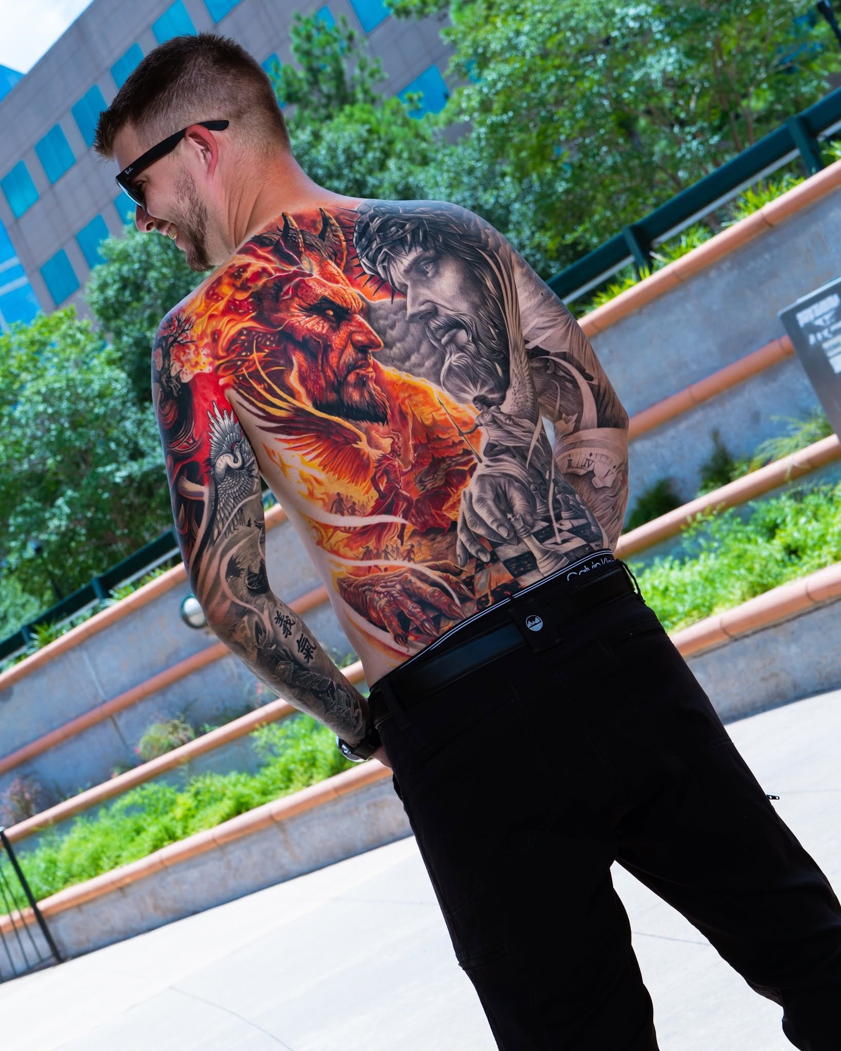 Tattoo by @vicmantattooartist — realism, dark_realism