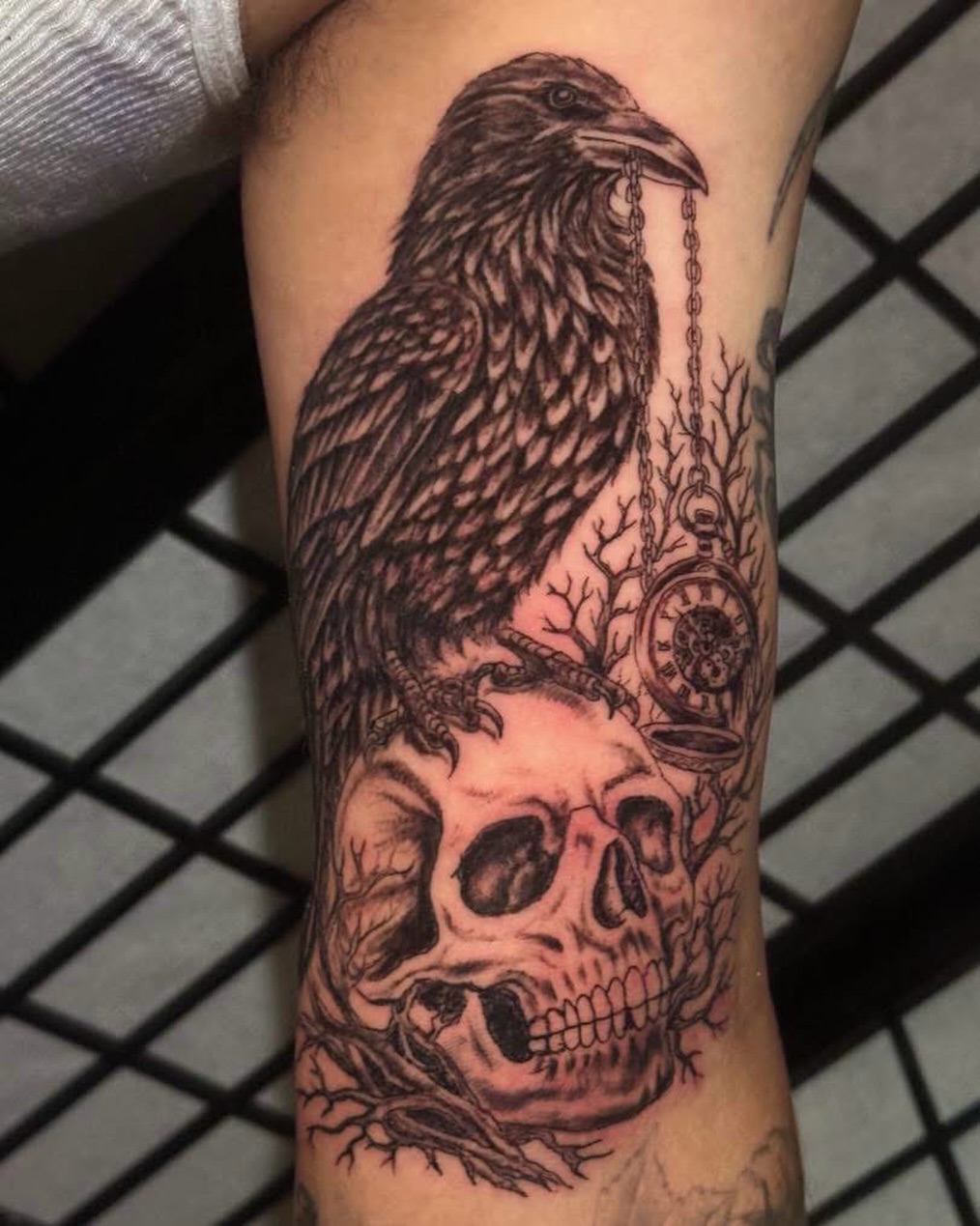 Tattoo by @permagrafix — black_and_grey, realism