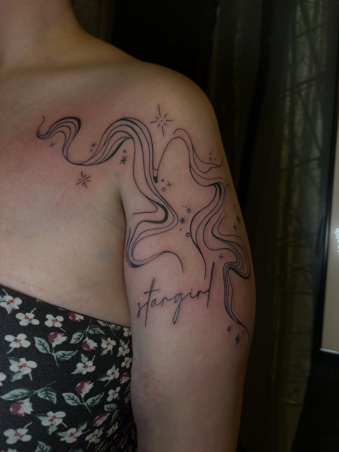 Tattoo by @alainabrooktats — fine_line, lettering_script