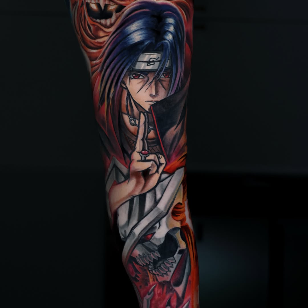 Tattoo by @xcalibertattoo — anime, realism