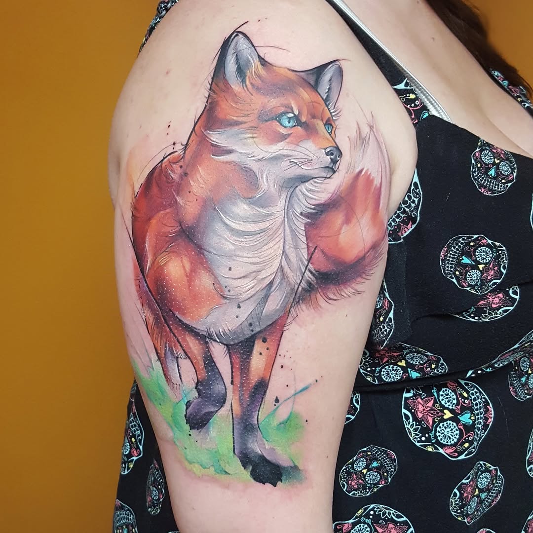 Tattoo by @thejorell — realism, watercolor