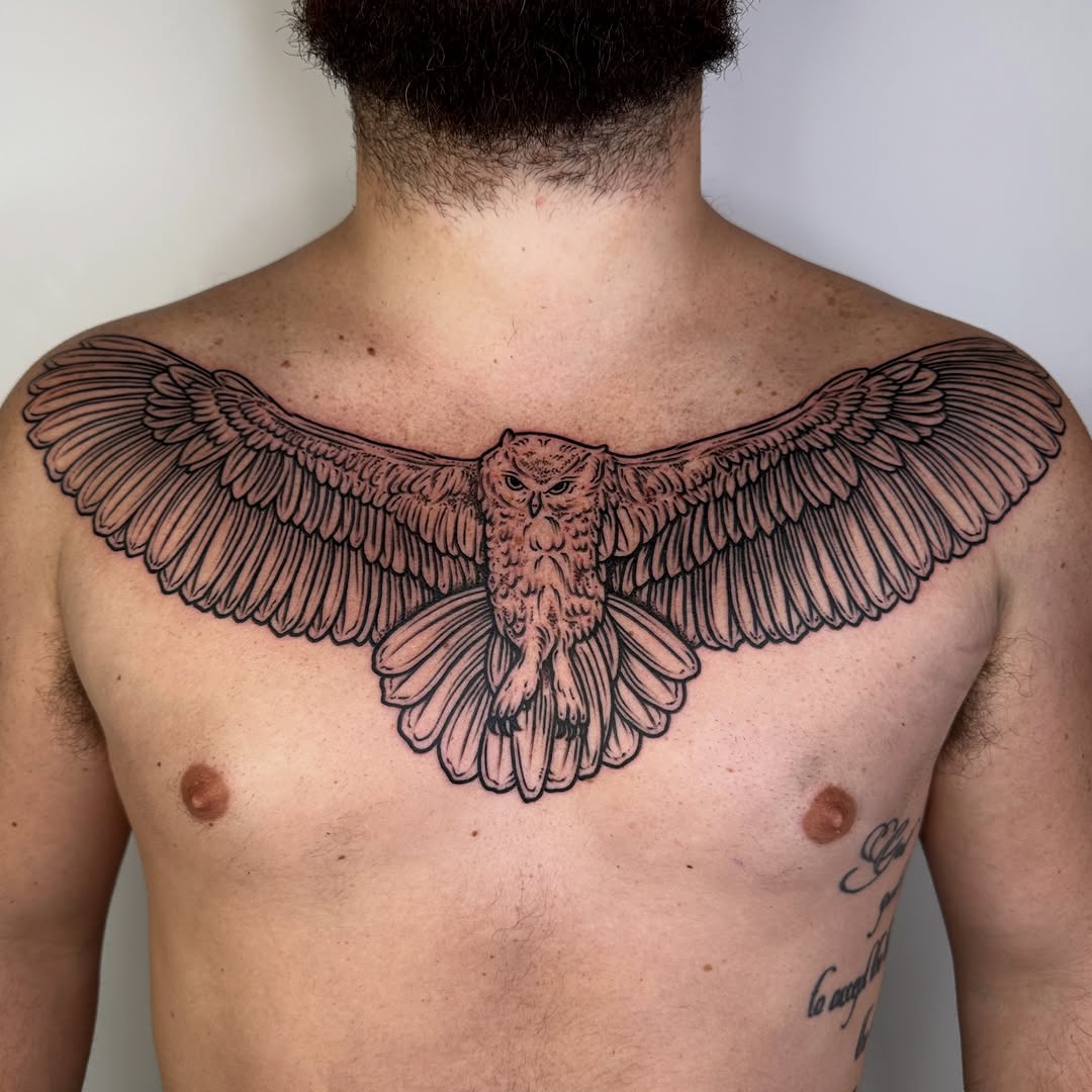 Tattoo by @rosalieocchino — black_and_grey, fine_line