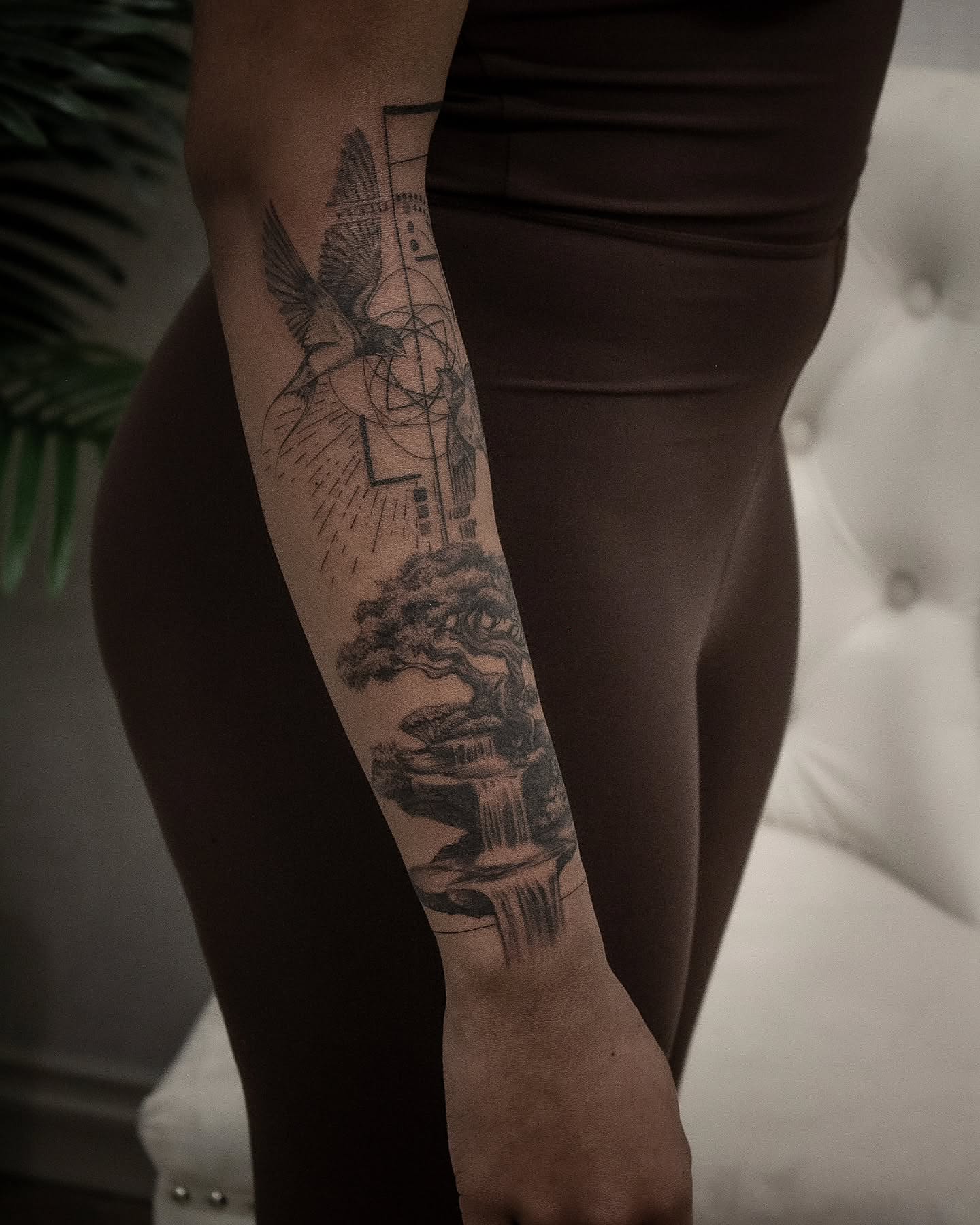 Tattoo by @glitchnstein β black_and_grey, realism