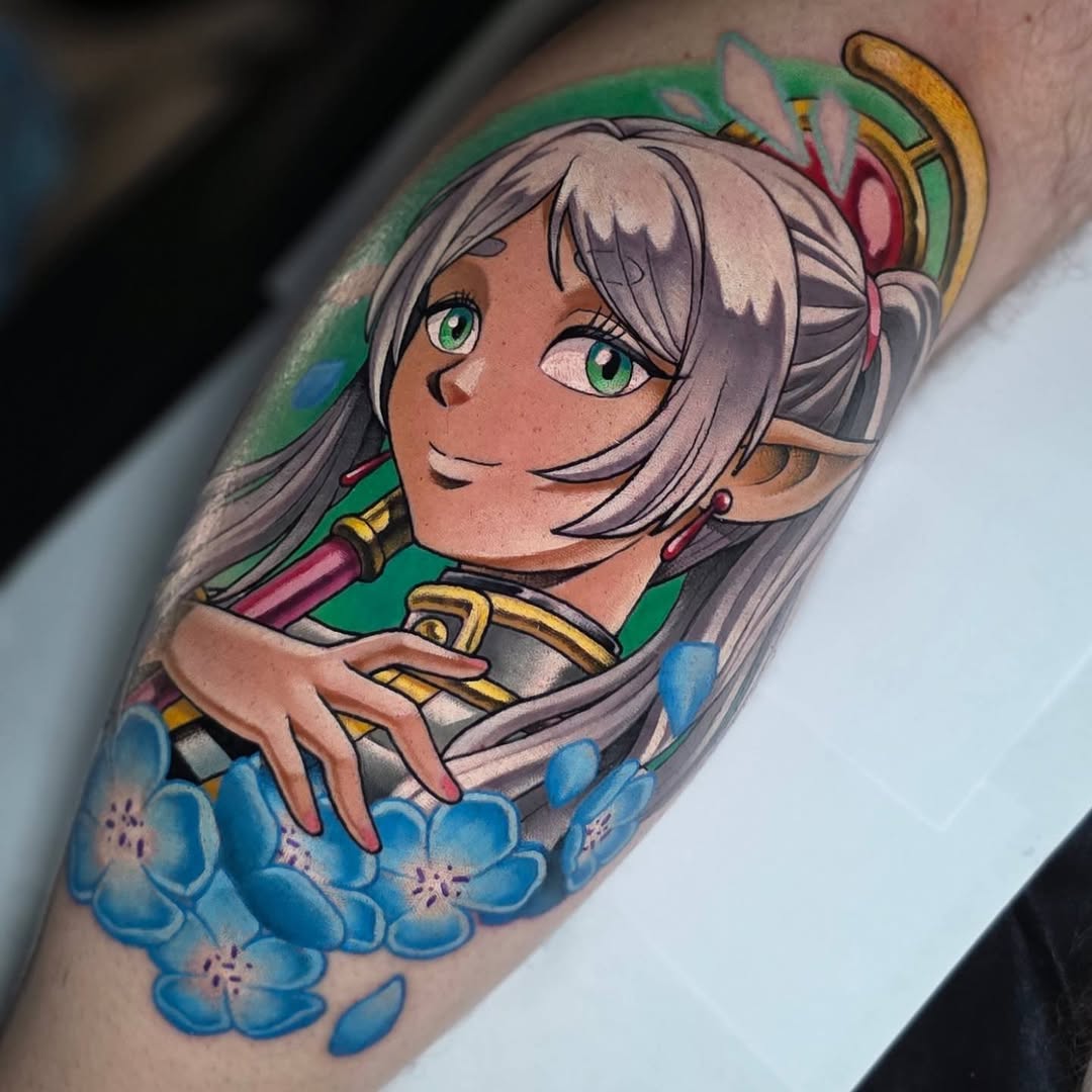 Tattoo by @coryhandtattoos โ anime, new_school