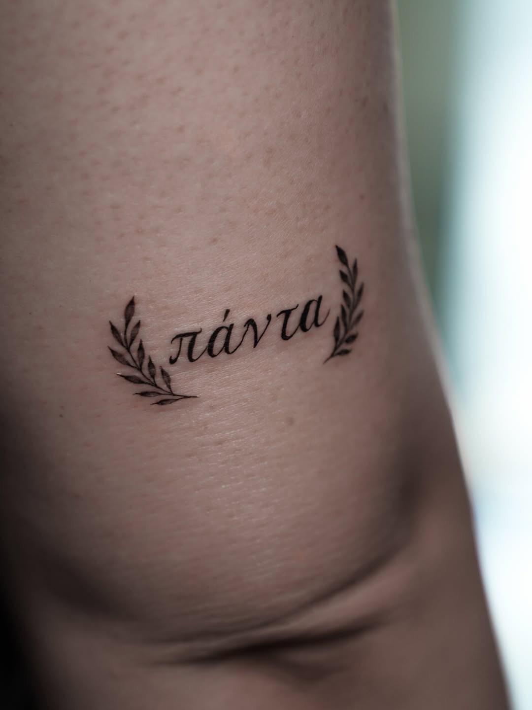 Tattoo by @sophiink — lettering_script, fine_line