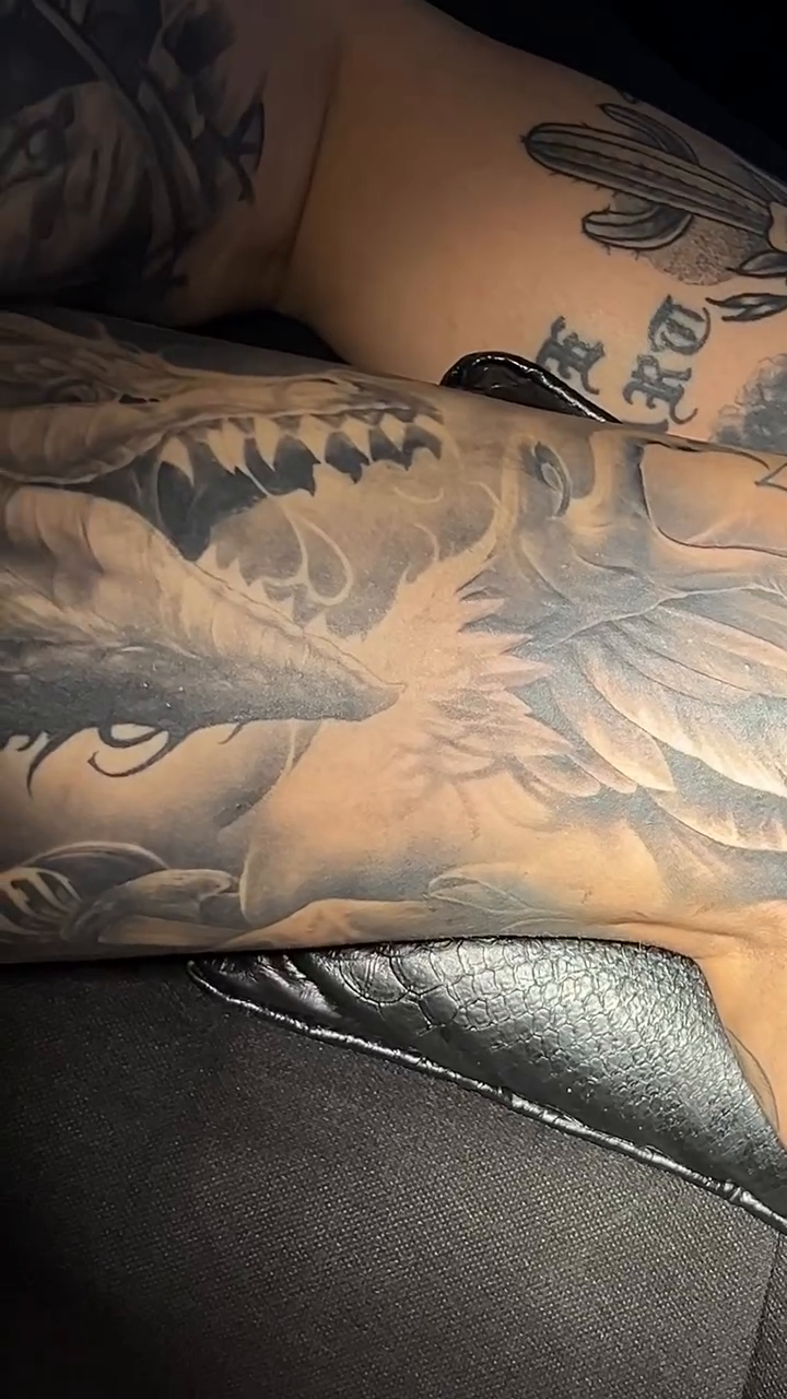 Tattoo by @inklifecrazy — japanese_irezumi, black_and_grey