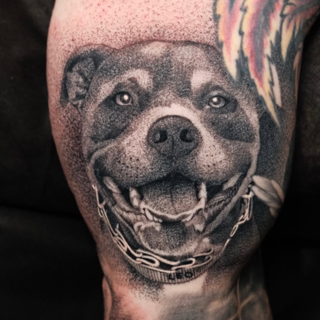 Tattoo by @lorenzolopezart — realism, dotwork