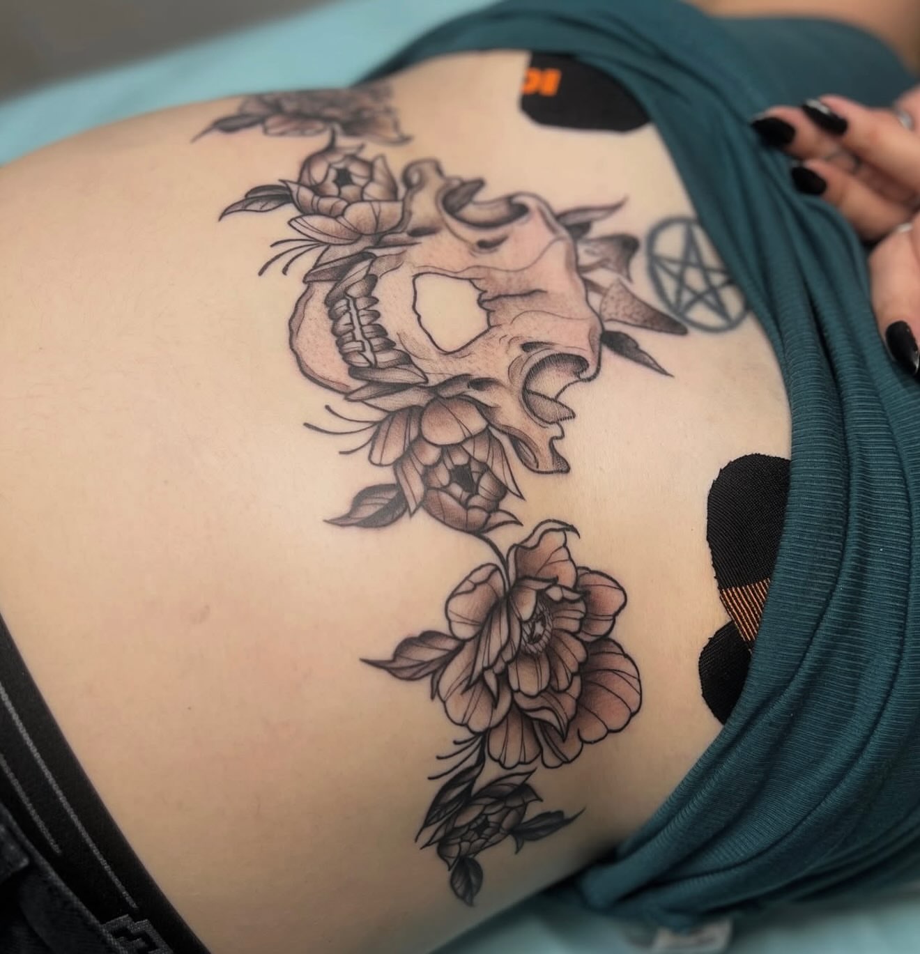 Tattoo by @lucky.u.tattoo โ black_and_grey