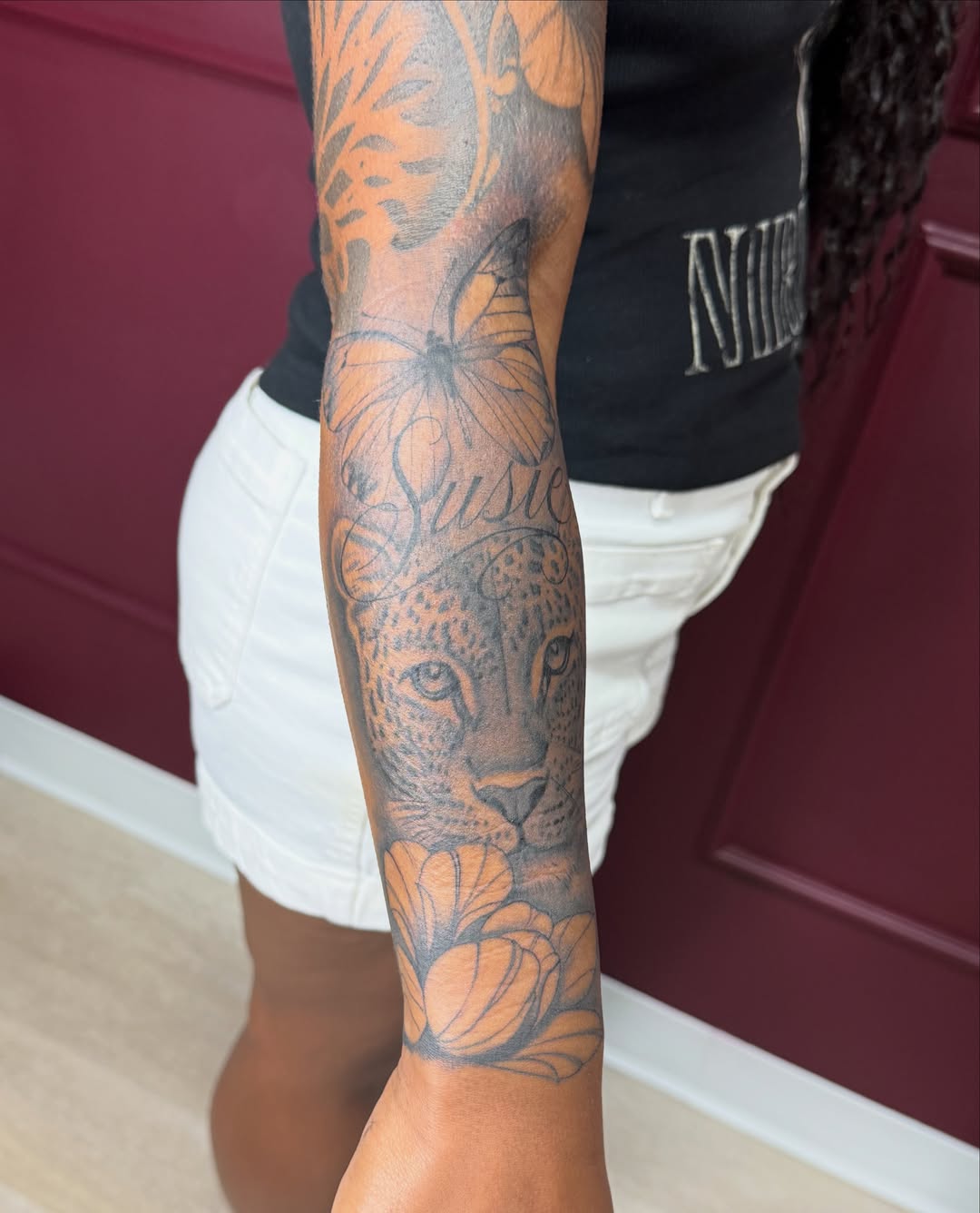 Tattoo by @babytattzz — black_and_grey, realism