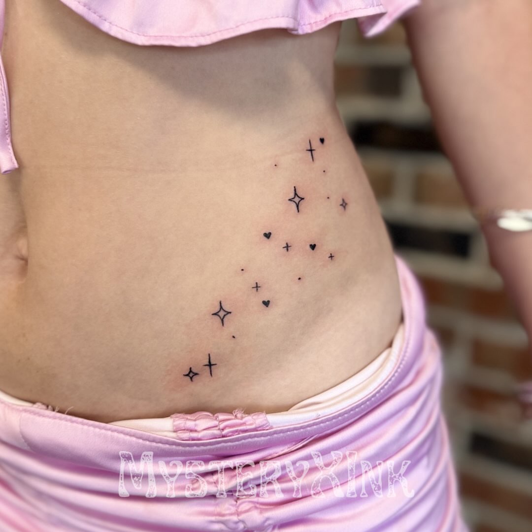 Tattoo by @mysteryxink — dotwork