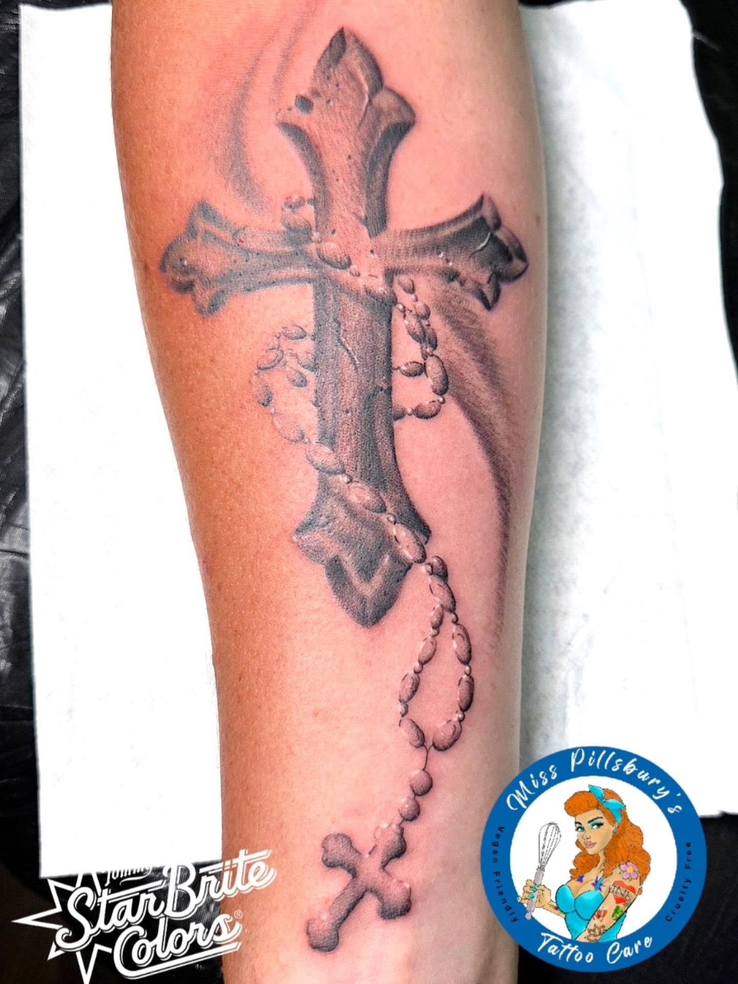 Tattoo by @athorp2020 — black_and_grey